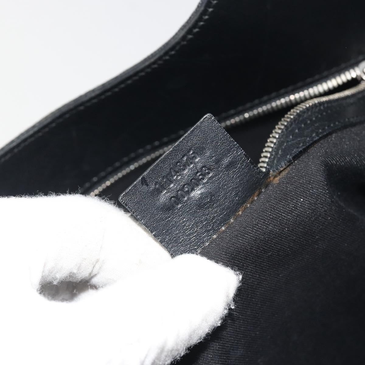 Gucci Reins Web Canvas, Black, Canvas, Shoulder Bag