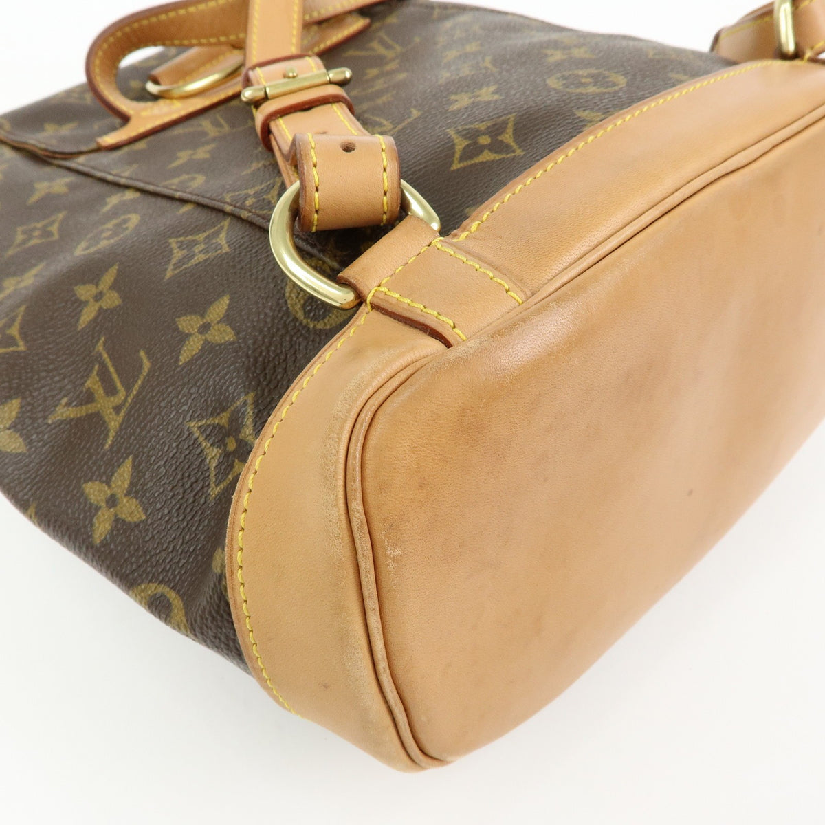 Louis Vuitton Vintage Montsouris Monogram Canvas, Brown, Canvas, Backpack