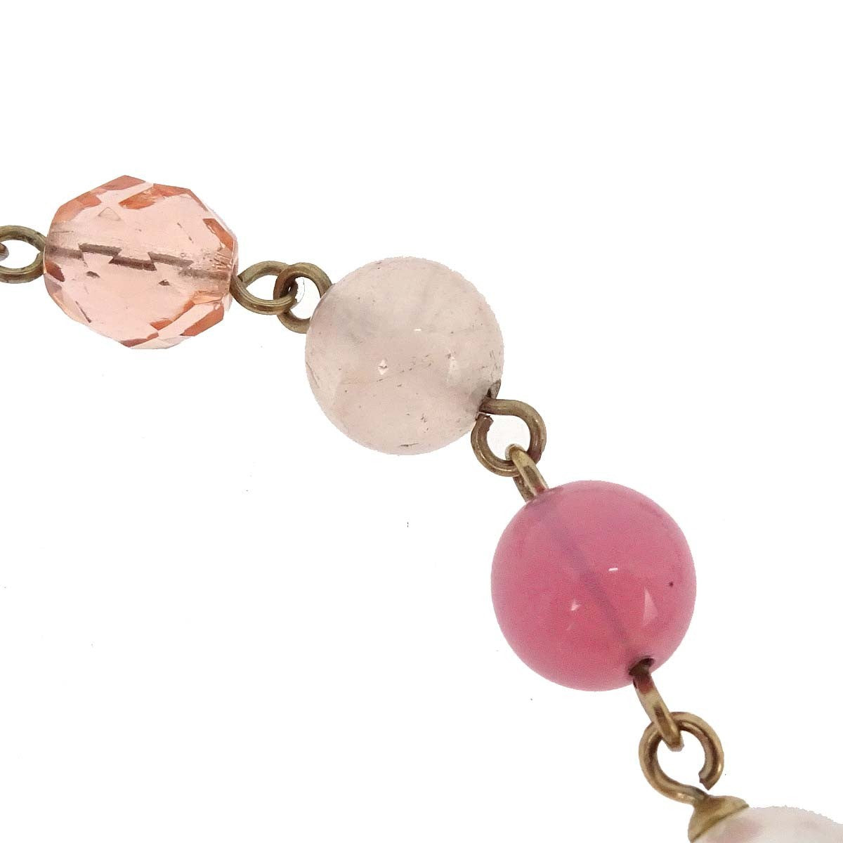 Chanel CC Necklace Faux Pearl and Metal, Multicolour, Gold Plated, Necklace