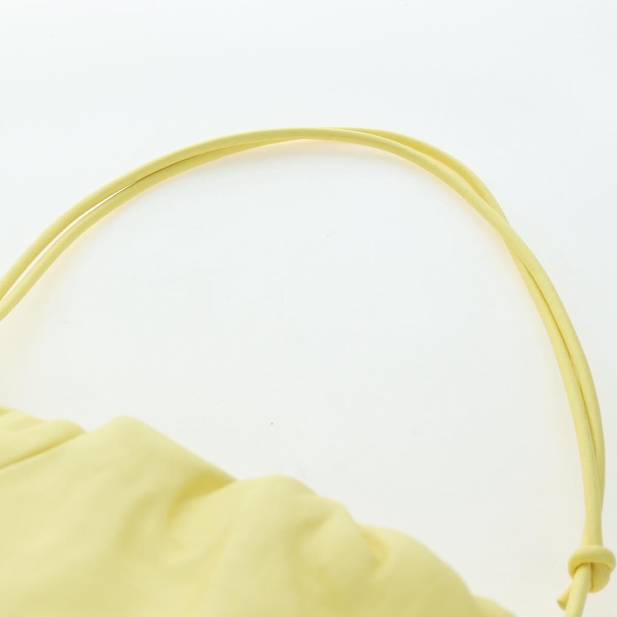 Bottega Veneta The Fringe Leather, Yellow, Leather, Clutch