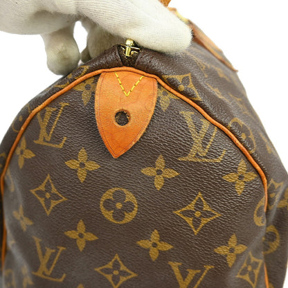 Louis Vuitton Speedy Monogram Canvas, Brown, Canvas, Handbag