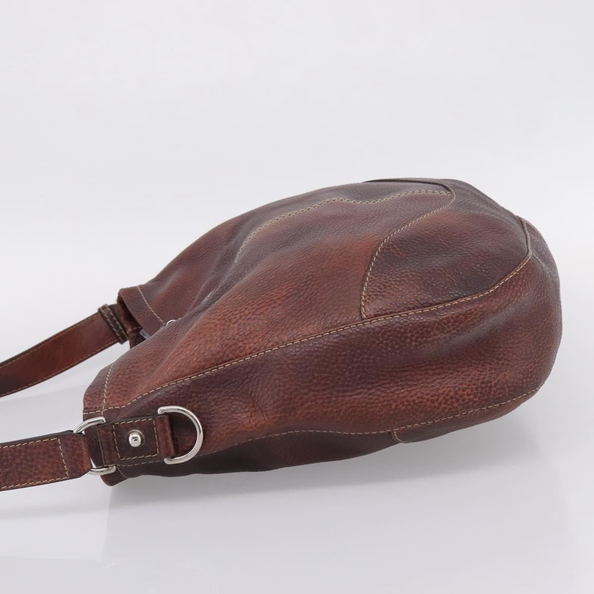 Gucci Charlotte Leather, Brown, Leather, Tote Bag