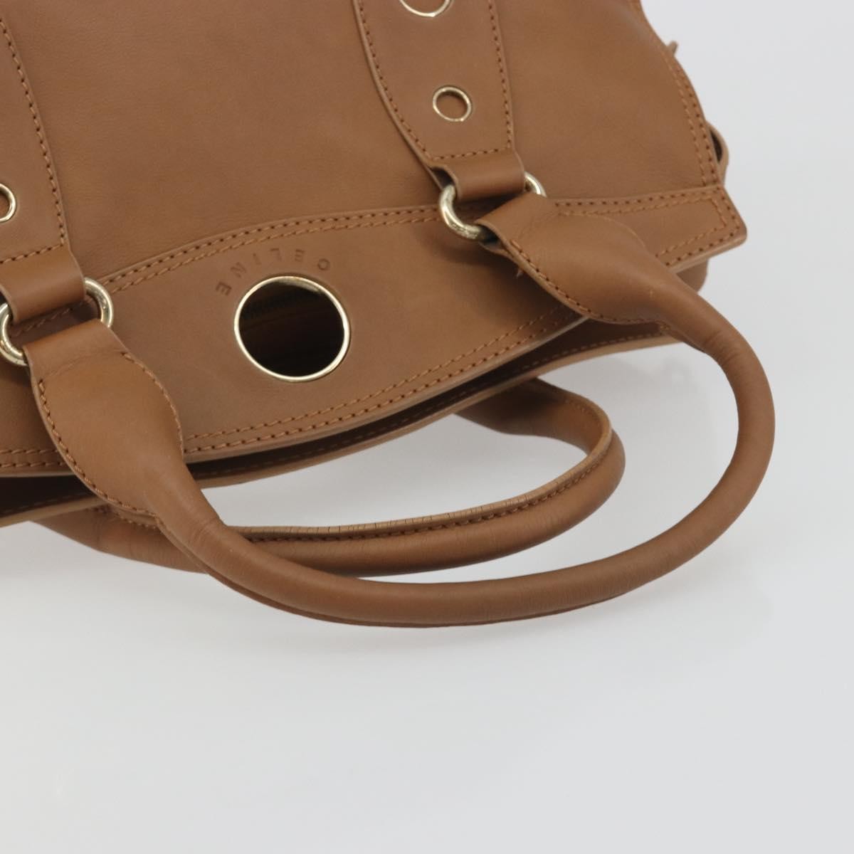 Celine Vintage Leather, Brown, Leather, Handbag
