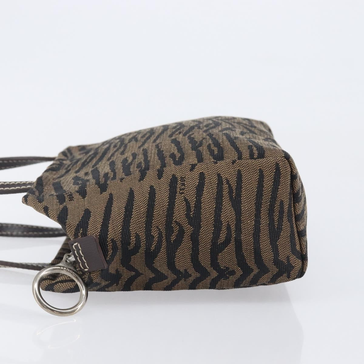 Fendi Handbag canvas, Brown, Canvas, Handbag