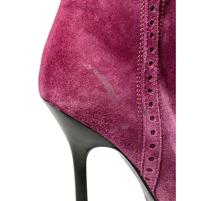 YVES SAINT LAURENT Lace Up Stiletto Boots
