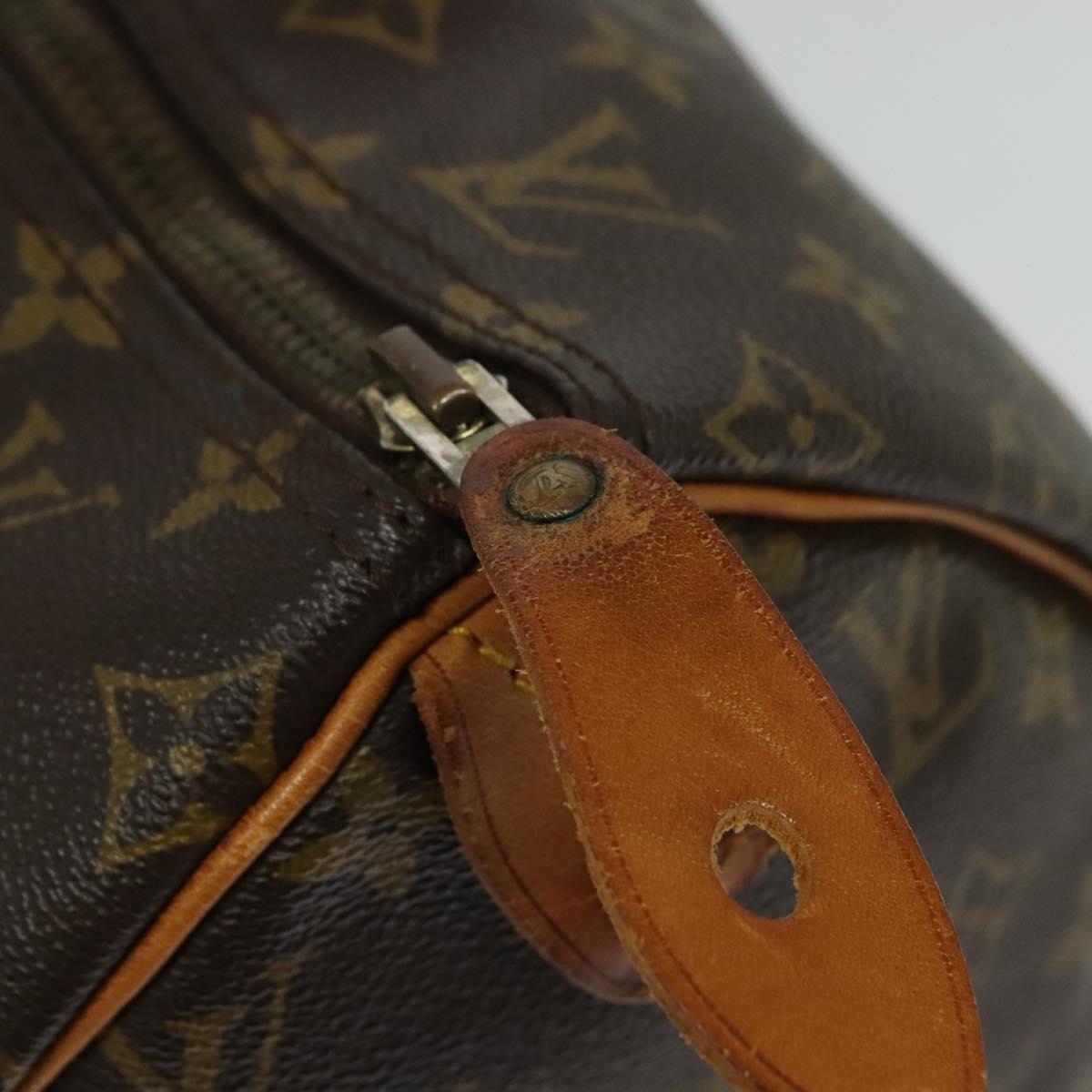 Louis Vuitton Speedy Handbag Monogram Canvas, BROWN, CANVAS, Handbag