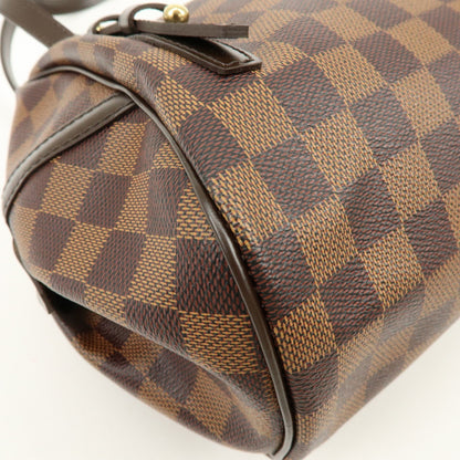 Louis Vuitton Rivington Satchel Damier, Brown, Canvas, Handbag