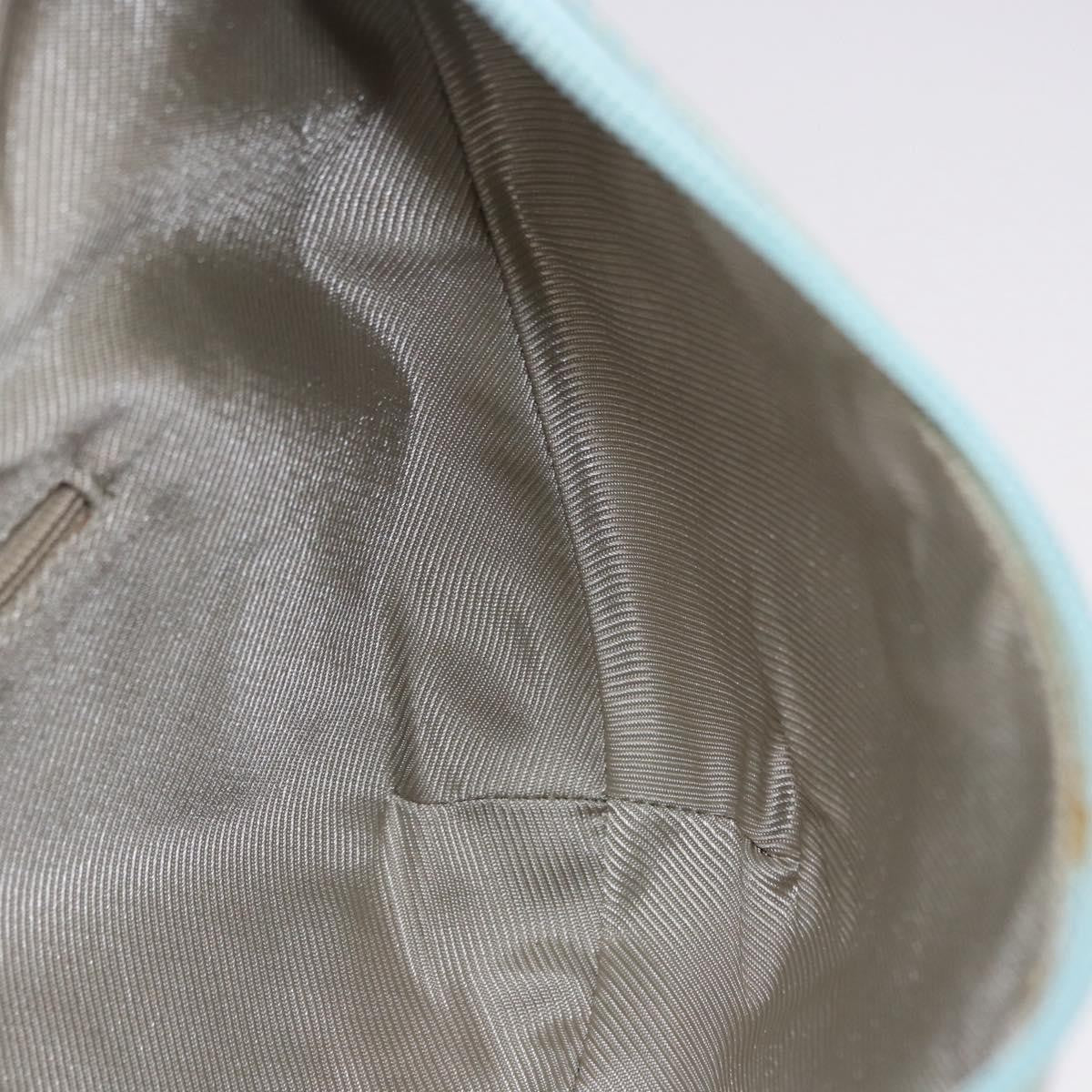 Gucci Vintage Zip Hobo GG Canvas and Patent, Blue, Canvas, Shoulder Bag