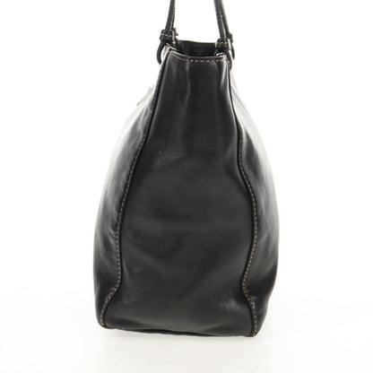 Prada Nappa Acciaio Tote bag, BLACK, LEATHER, Tote bag