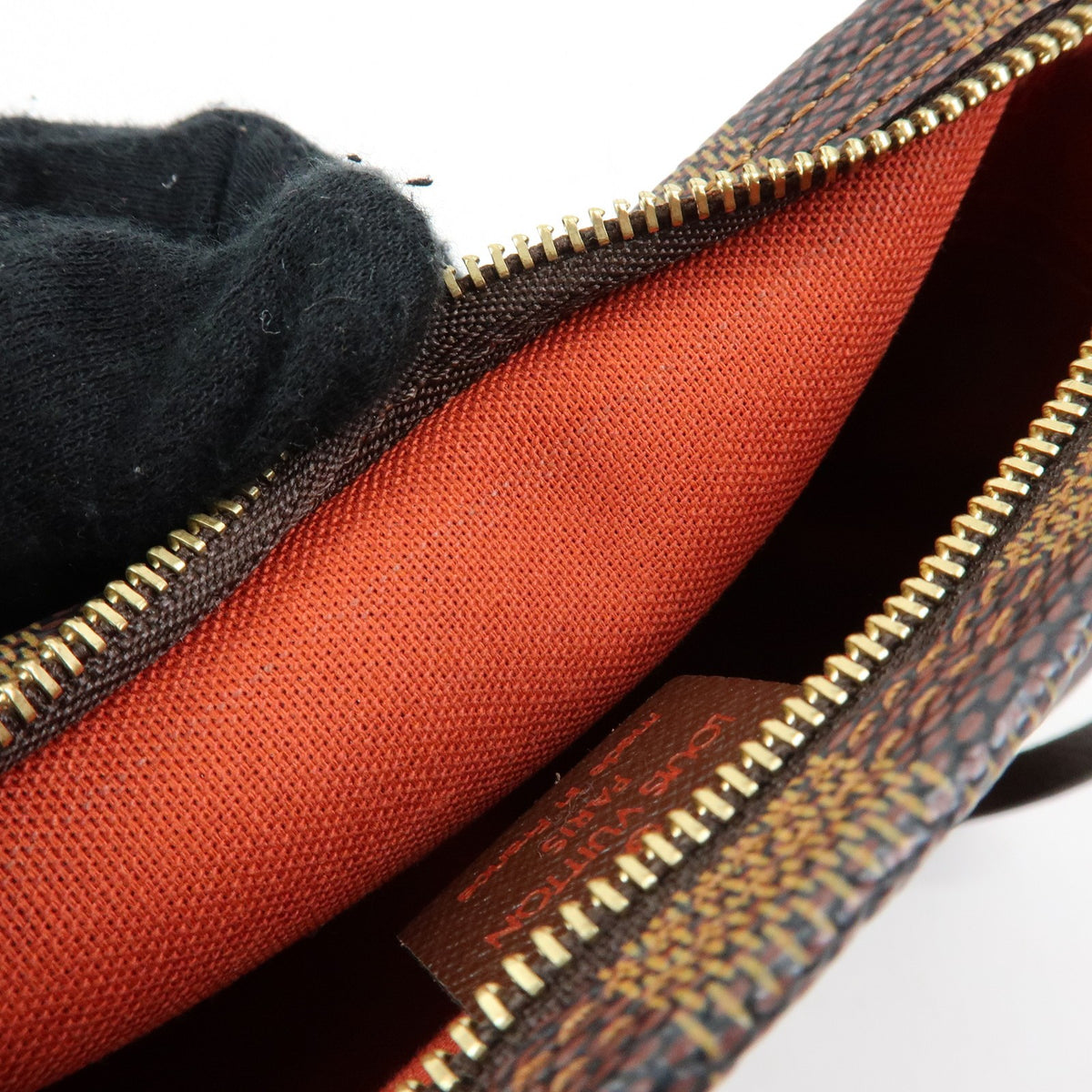 Louis Vuitton Trousse Make Up Damier, Brown, Canvas, Clutch