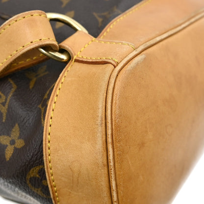 Louis Vuitton Vintage Montsouris Monogram Canvas, Brown, Canvas, Backpack