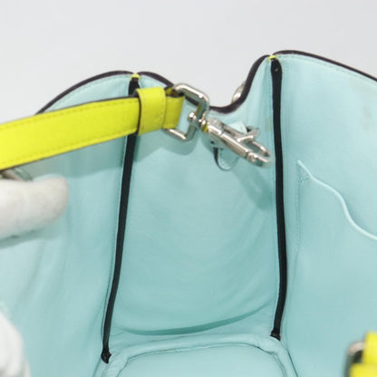 Christian Dior Diorissimo Tote Smooth Calfskin, Yellow, Leather, Handbag