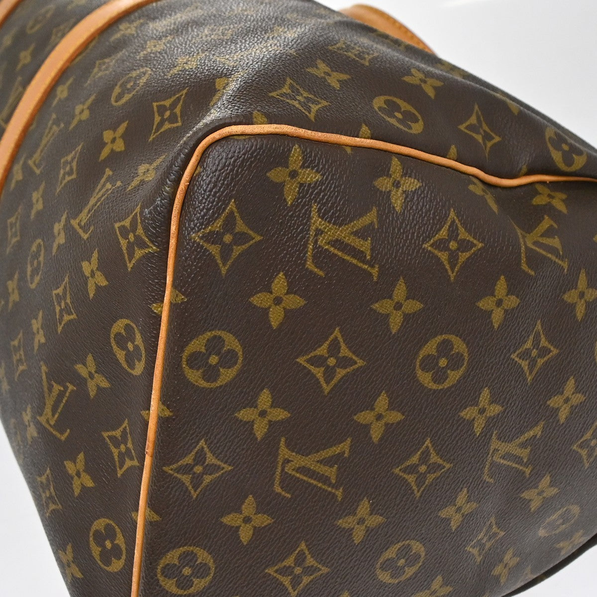 Louis Vuitton Keepall Monogram Canvas, Brown, Canvas, Travel Bag