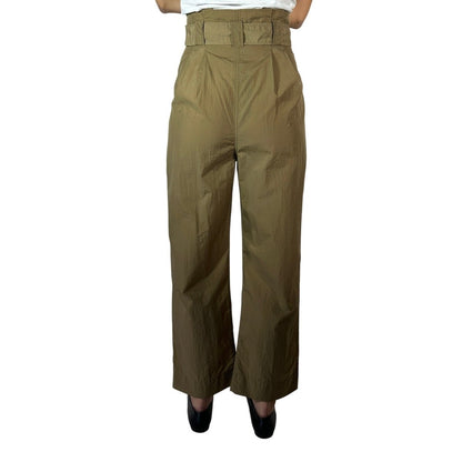 Ganni High Waisted Paperbag Trousers - Brandsamsara