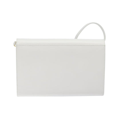 Givenchy Vintage 4G Leather, White, Leather, Shoulder Bag