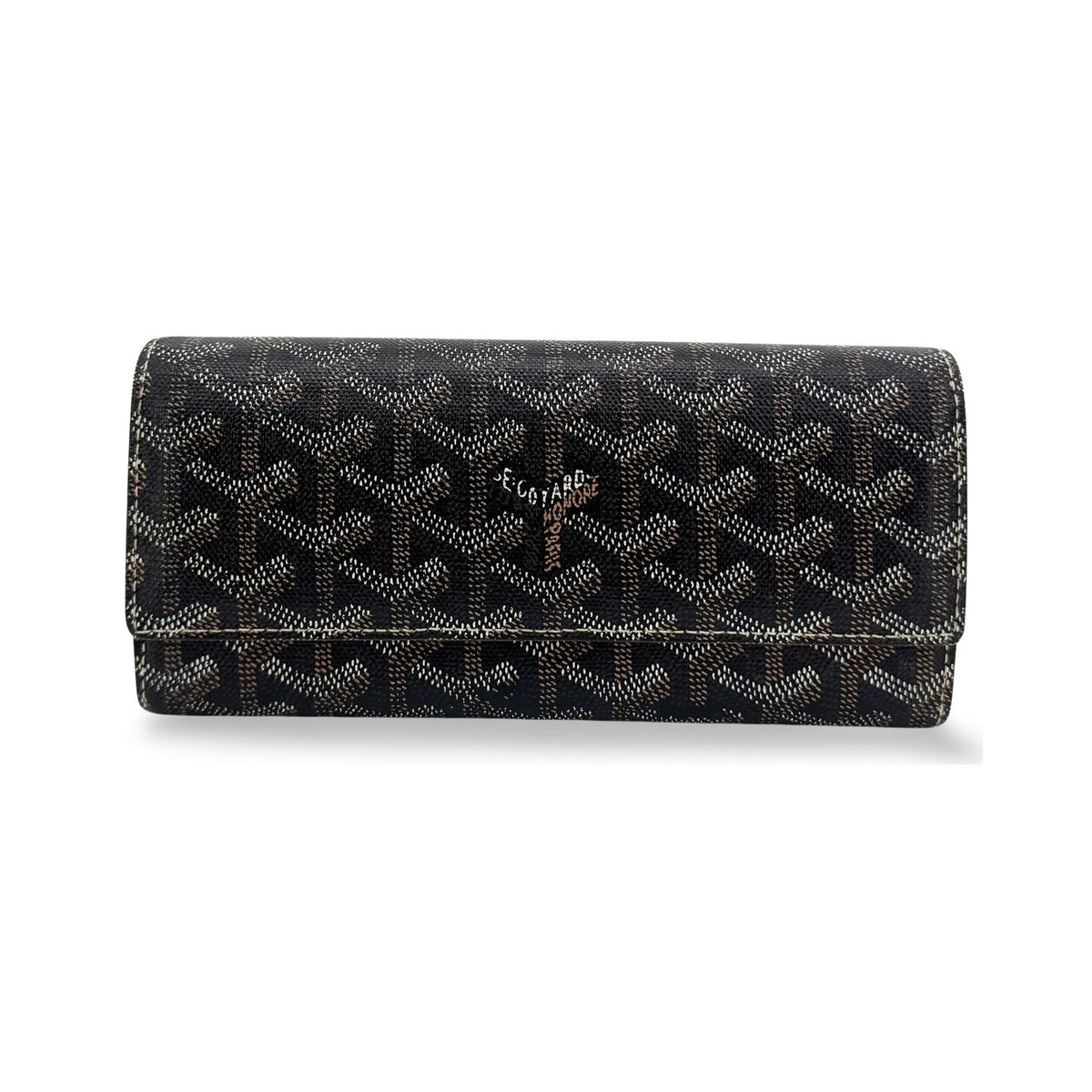 Goyard Richelieu Coated Canvas, Black, Canvas, Wallet