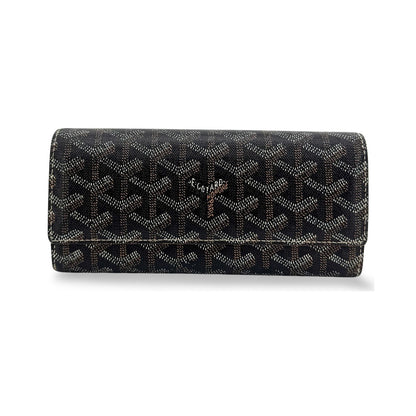 Goyard Richelieu Coated Canvas, Black, Canvas, Wallet