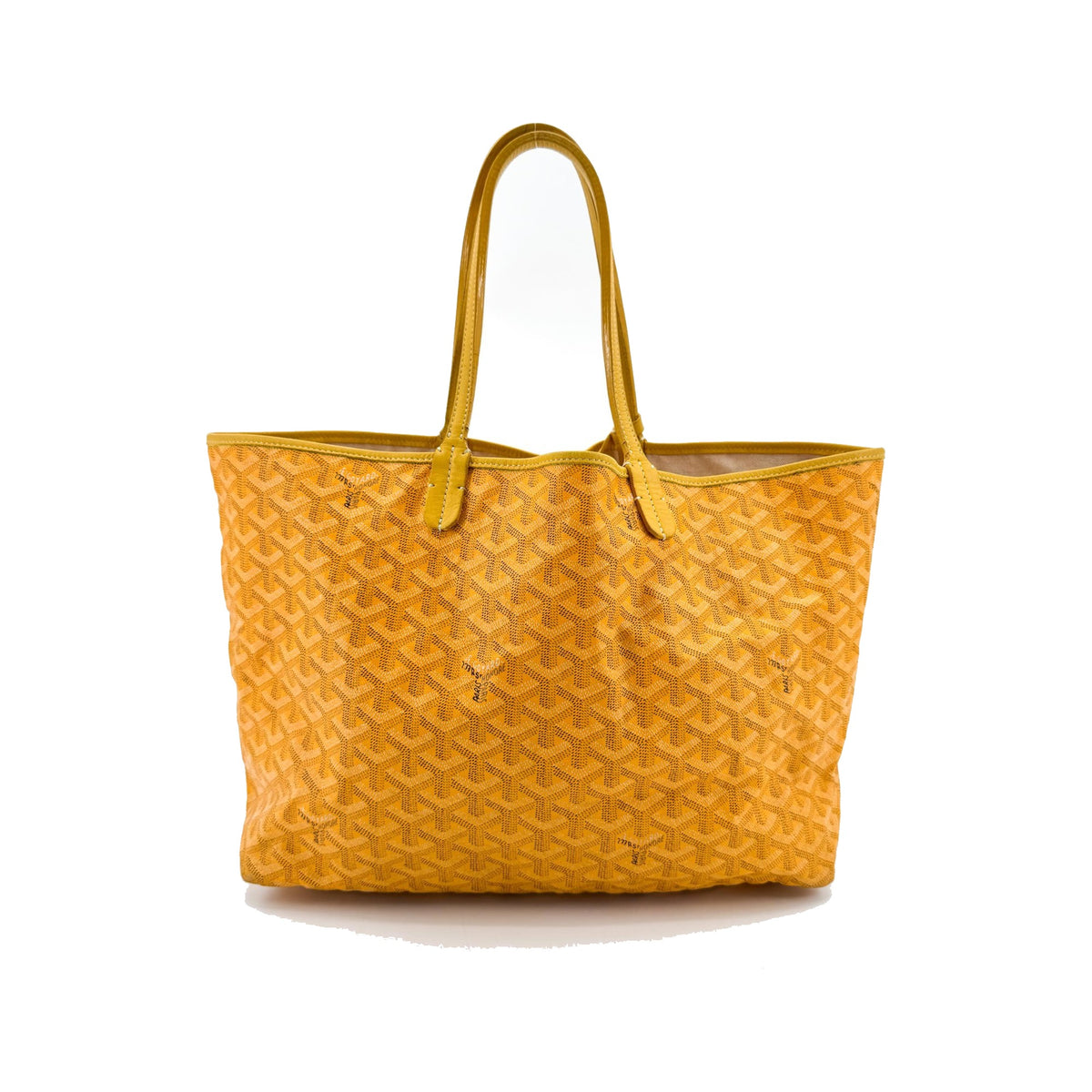 Goyard Saint Louis Coated Canvas, Yellow, Canvas, Tote Bag