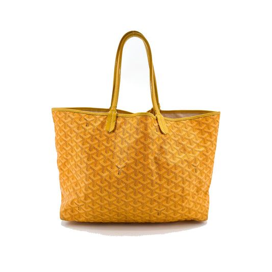 Goyard Saint Louis Coated Canvas, Yellow, Canvas, Tote Bag