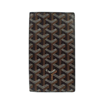 Goyard Saint Roch Coated Canvas, Brown, Canvas, Wallet
