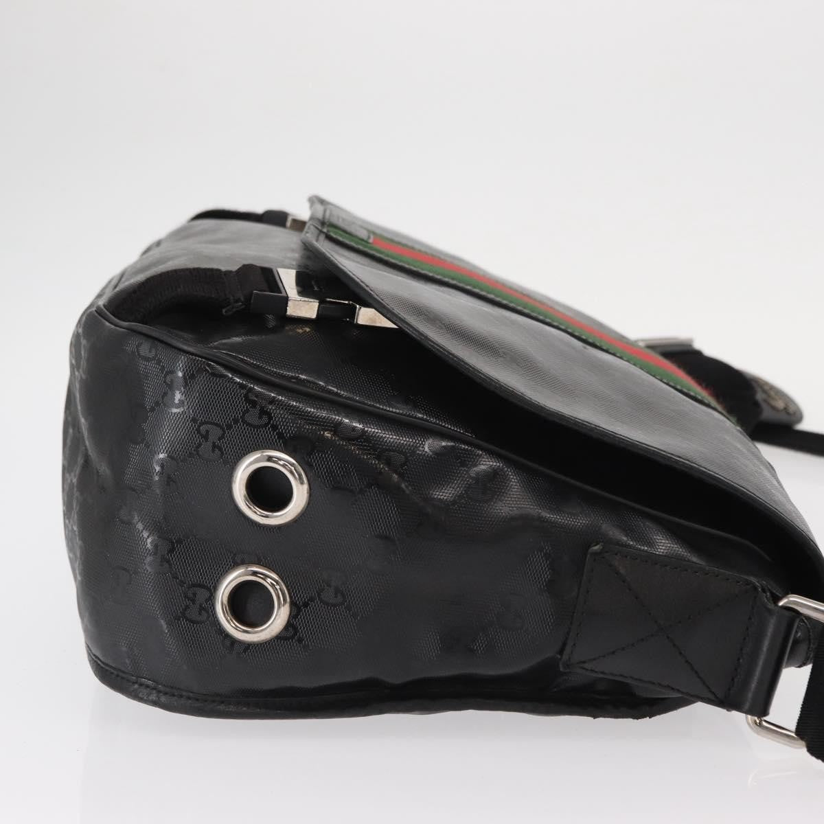 Gucci 500 Web Double Buckle Messenger Bag - Brandsamsara