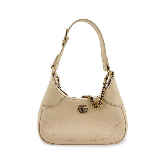 Gucci Aphrodite Leather, Beige, Leather, Shoulder Bag