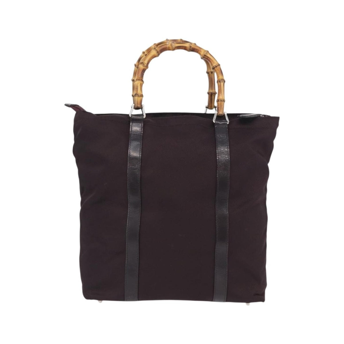 Gucci Bamboo Canvas, Purple, Canvas, Tote Bag