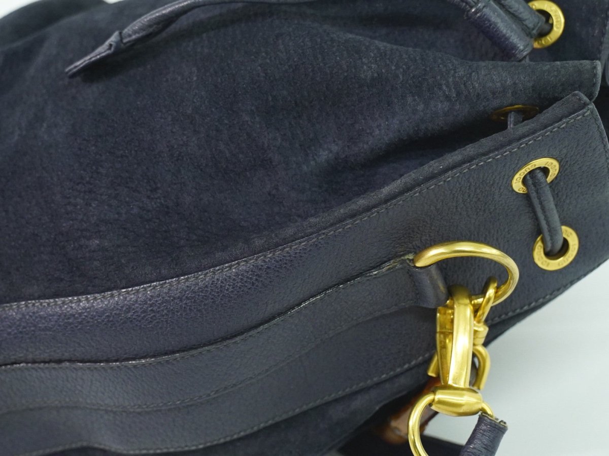 Gucci Bamboo Drawstring Shoulder Bag - Brandsamsara