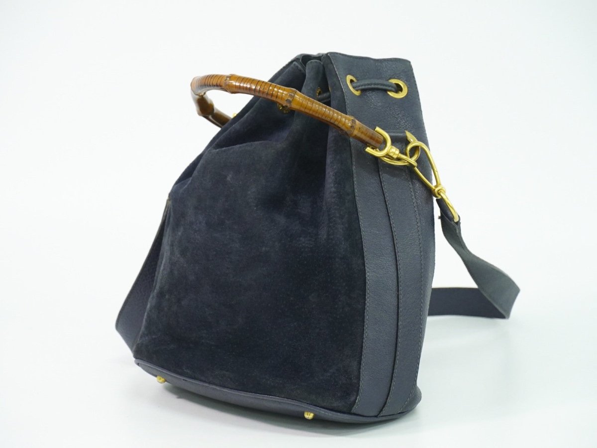 Gucci Bamboo Drawstring Shoulder Bag - Brandsamsara