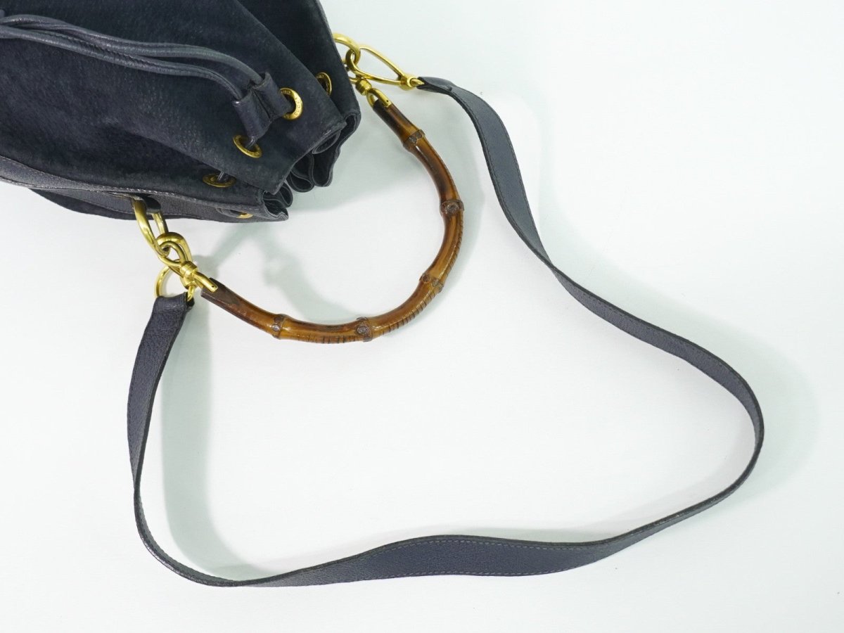 Gucci Bamboo Drawstring Shoulder Bag - Brandsamsara