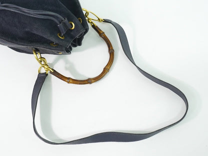 Gucci Bamboo Drawstring Shoulder Bag - Brandsamsara