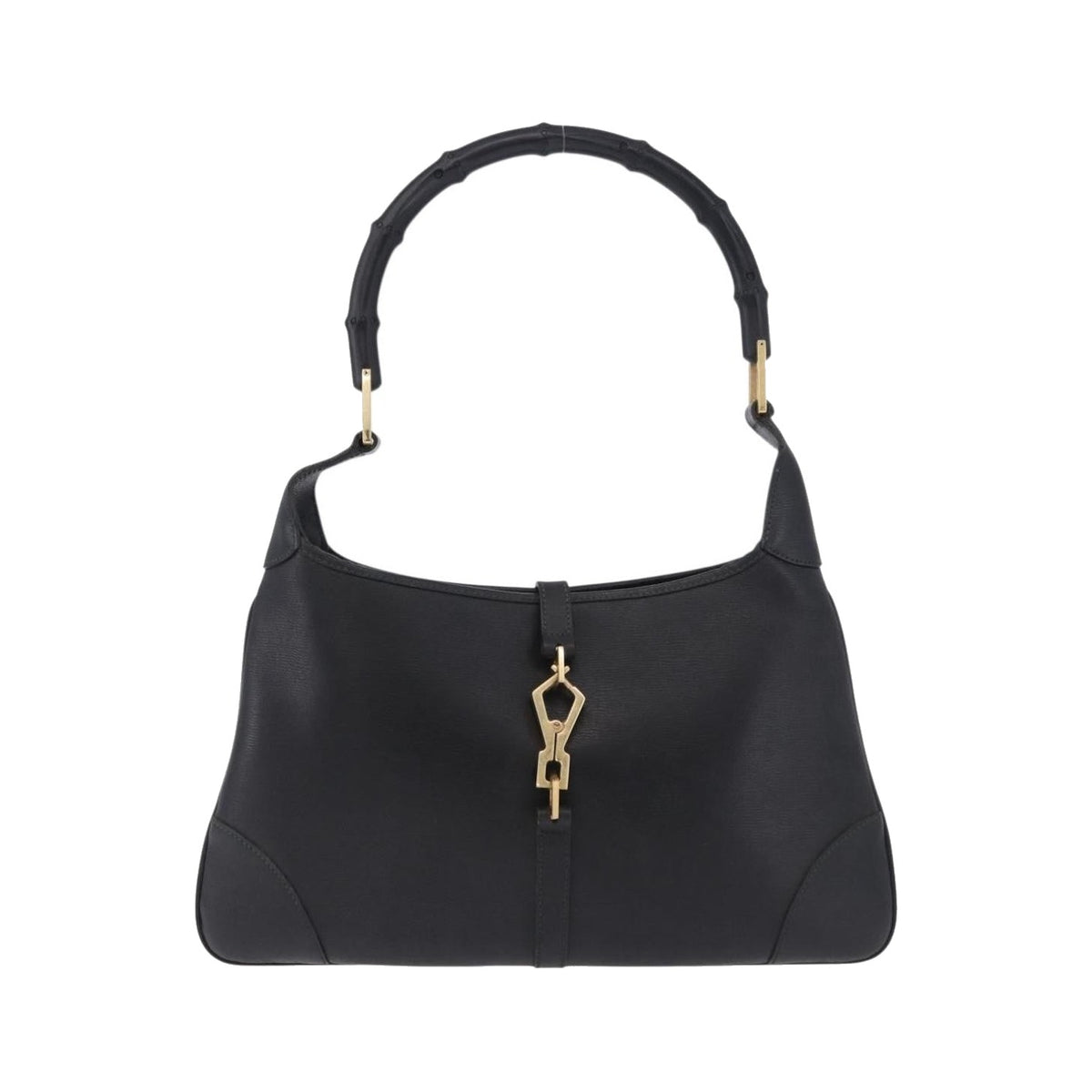 Gucci Bamboo Jackie leather, Black, Leather, Handbag