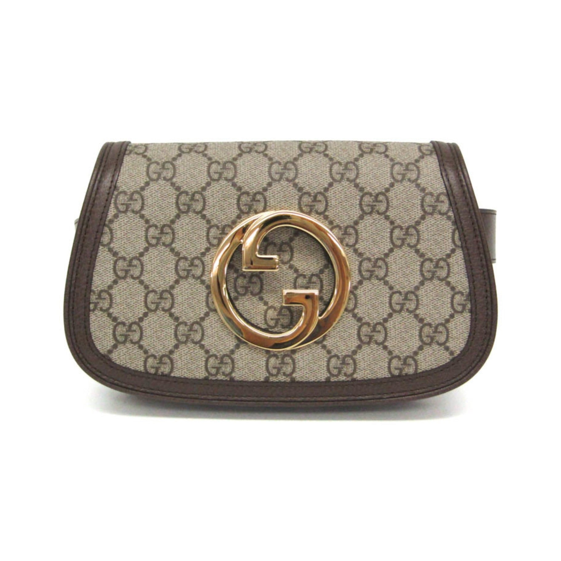 Gucci Blondie Belt GG Coated Canvas, Beige, Canvas, Clutch