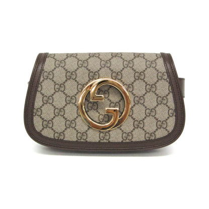 Gucci Blondie Belt GG Coated Canvas, Beige, Canvas, Clutch