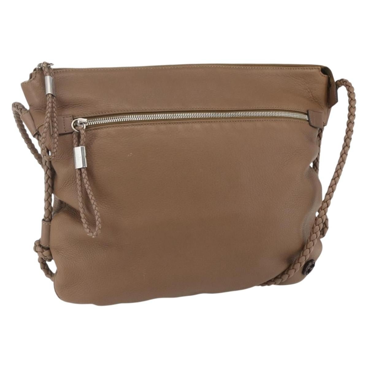 Gucci Braided Strap Zip Messenger - Brandsamsara