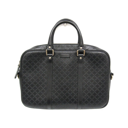 Gucci Bright Convertible Diamante Leather, Black, Leather, Briefcase