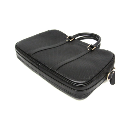 Gucci Bright Convertible Diamante Leather, Black, Leather, Briefcase