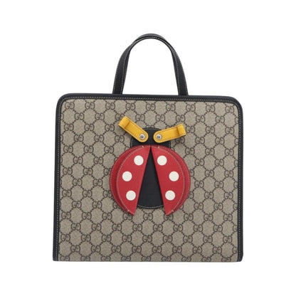 Gucci Children's Convertible GG Coated Canvas with Applique, Beige, Canvas, Tote Bag