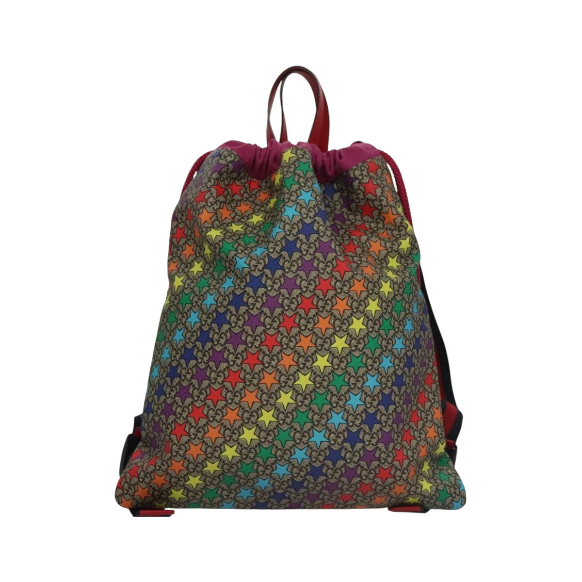 Gucci Children's Drawstring Printed GG Coated Canvas, Multicolour, Canvas, Backpack