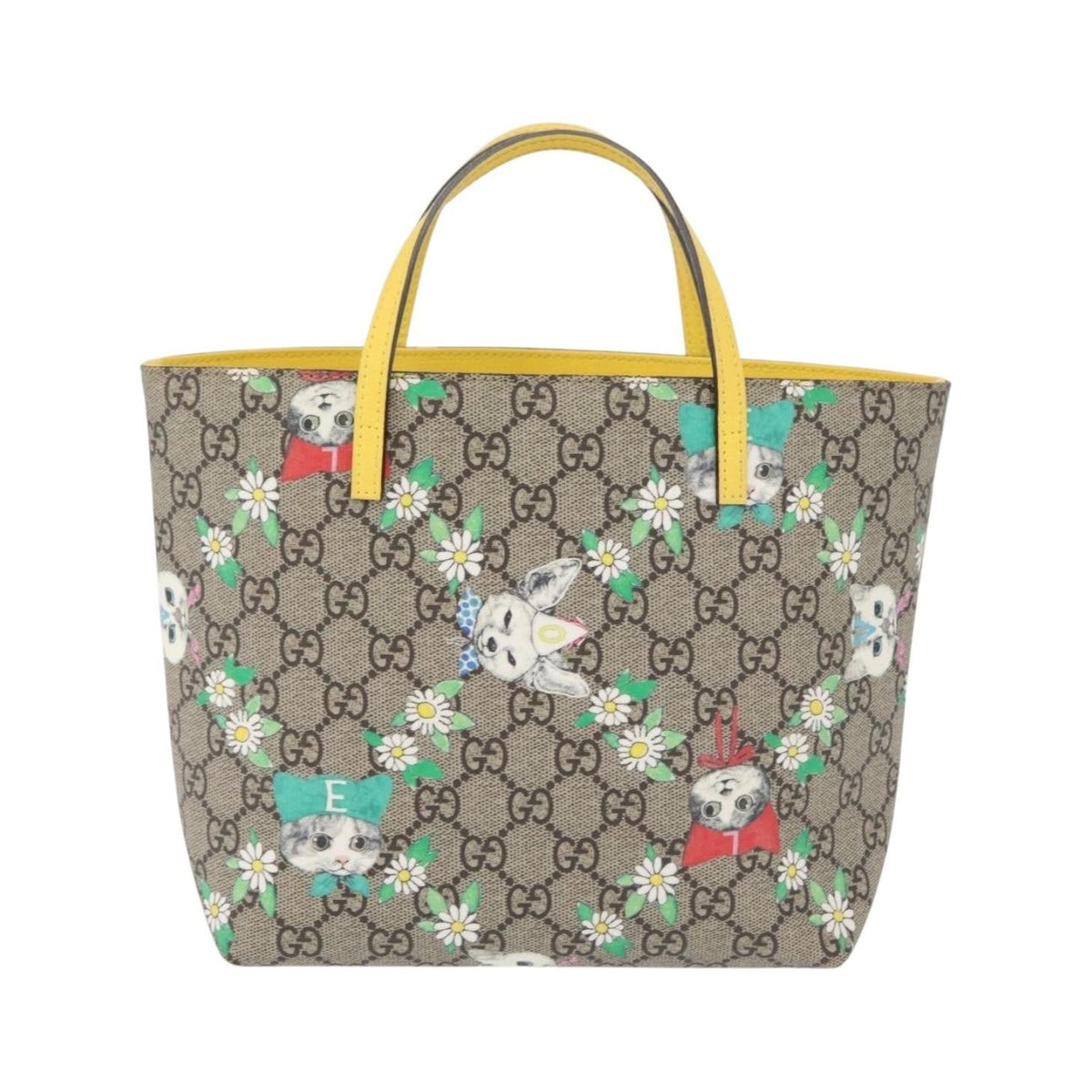 Gucci Children's Printed GG Coated Canvas, Beige, Canvas, Tote Bag