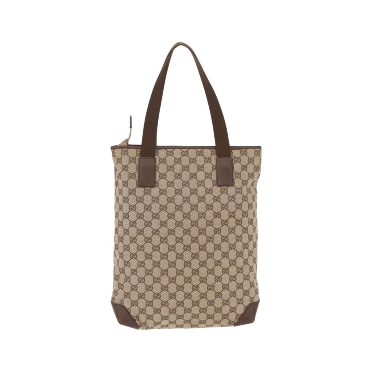 Gucci Convertible Zip GG Canvas, Beige, Canvas, Tote Bag