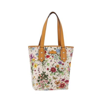 Gucci Craft Flora Canvas, Multicolour, Canvas, Tote Bag