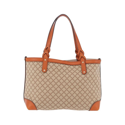 Gucci Craft GG Canvas with Leather, Beige, Canvas, Tote Bag