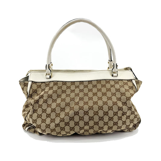 Gucci D-Ring GG Canvas, Beige, Canvas, Shoulder Bag