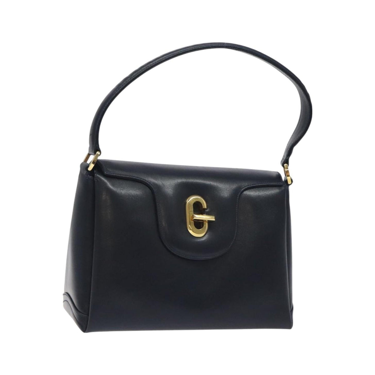 Gucci D-Ring leather, Navy, Leather, Handbag