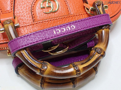 Gucci Diana NM Bamboo Handle Tote - Brandsamsara