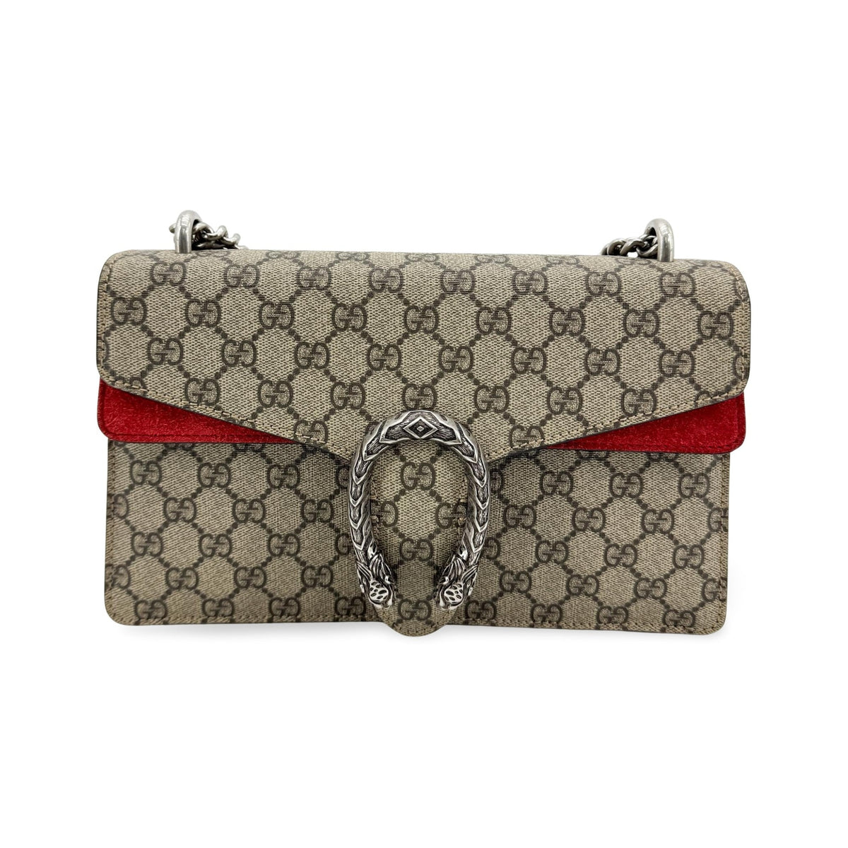 Gucci Dionysus GG Coated Canvas, Brown, Canvas, Handbag
