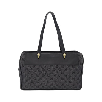 Gucci GG Canvas Canvas, Black, Canvas, Tote Bag