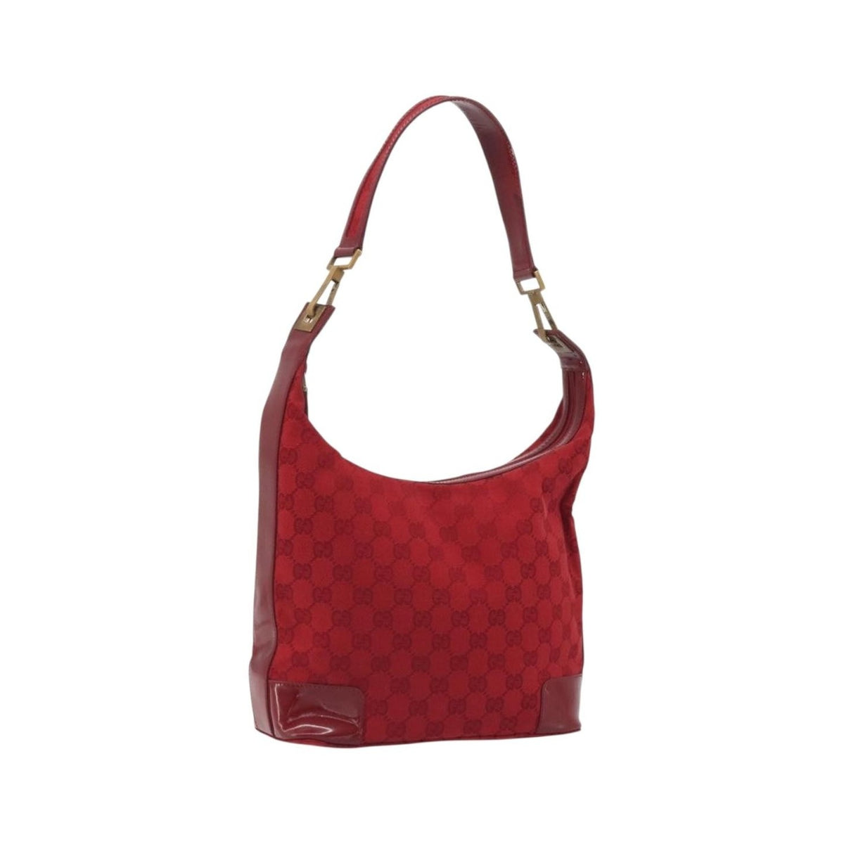 Gucci GG Shoulder GG Matelasse Leather, Red, Canvas, Shoulder Bag