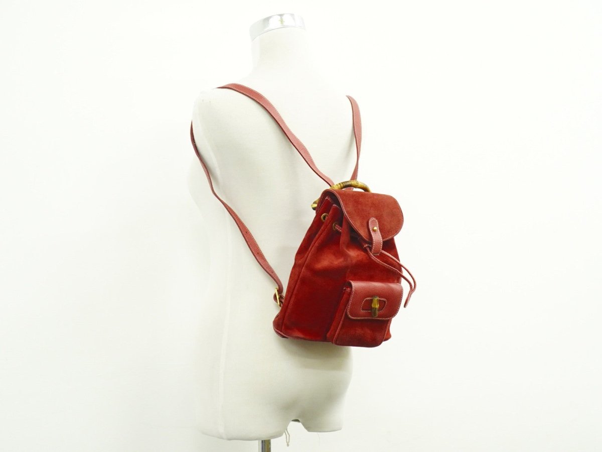 Gucci Gucci bamboo backpack - Brandsamsara